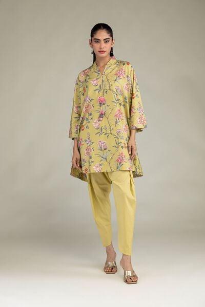 Printed | Cotton Viscose | Solid Yellow Shalwar | GBP 25.00