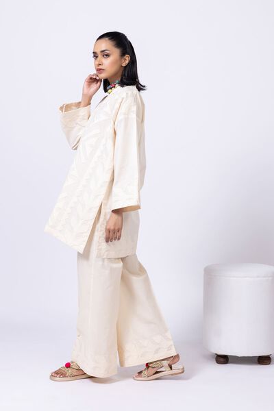 Embroidered | Cotton Dobby | Pants | GBP 22.00