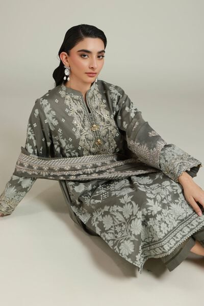 Embroidered | Cambric | Cambric Tailored Set | GBP 70.00