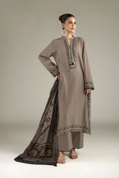 Embroidered | Broshia | Fabrics 3 Piece | GBP 45.00