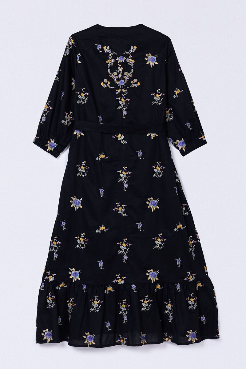 Embroidered | Cotton Cottel | Maxi Dress | null