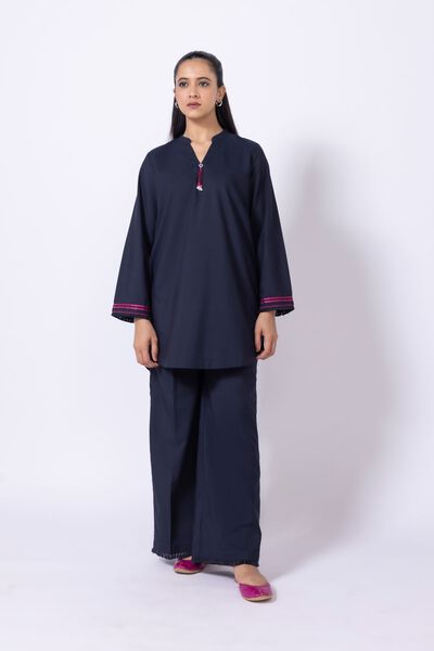 Embroidered | Chambray | Kurta | GBP 25.00