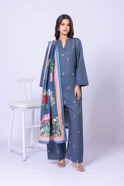Embroidered | Textured Cotton | Kurta | GBP 12.50