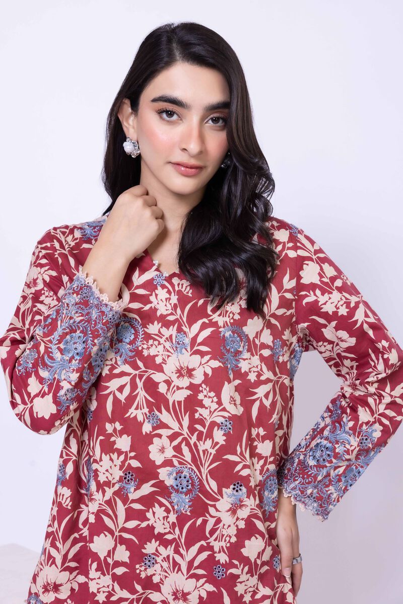 Embroidered | Cambric | Kurta | GBP 12.00