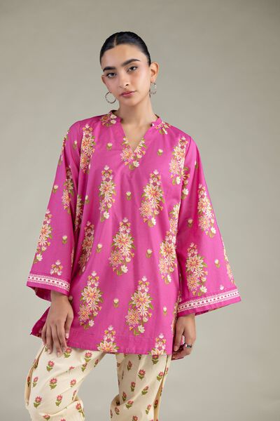 Printed | Cambric | Floral Cambric Kurta | GBP 30.00