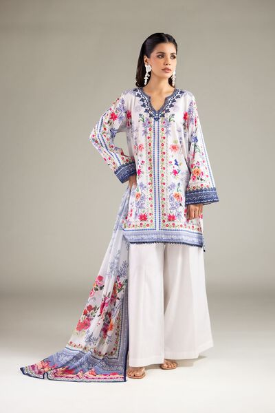 Embroidered | Lawn | Fabrics 3 Piece | GBP 17.50