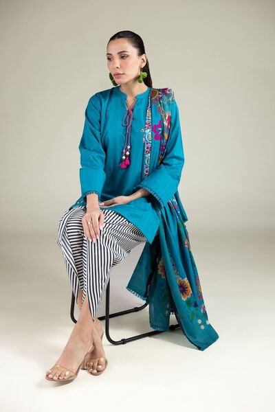 Embroidered | Cotton Dobby | Kurta | GBP 30.00