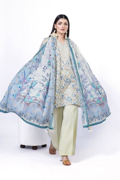 Embroidered | Lawn | Fabrics 3 Piece | GBP 12.00