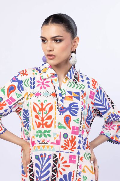Printed | Ripple Crinkle | Kurta | GBP 20.00