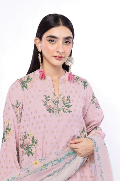 Embroidered | Jacquard | Fabrics 3 Piece | GBP 50.00