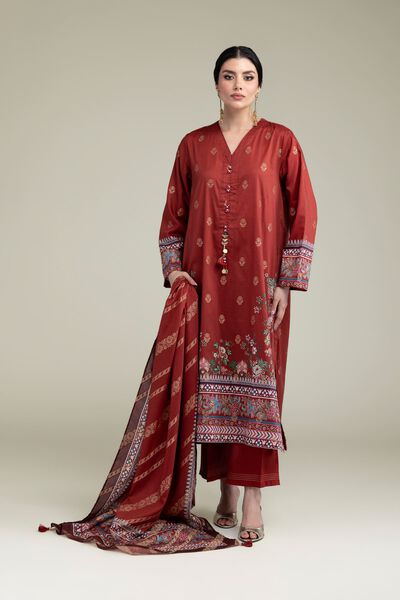 Printed | Jacquard | Fabrics 3 Piece | GBP 45.00