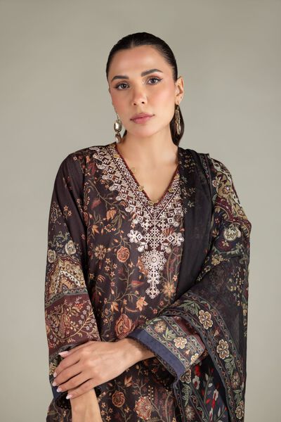 Embroidered | Cotton Dobby | Fabrics 3 Piece | GBP 28.00