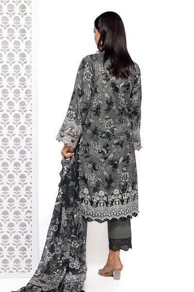 Embroidered | Cotton Satin | Tailored 3 Piece | GBP 35.00
