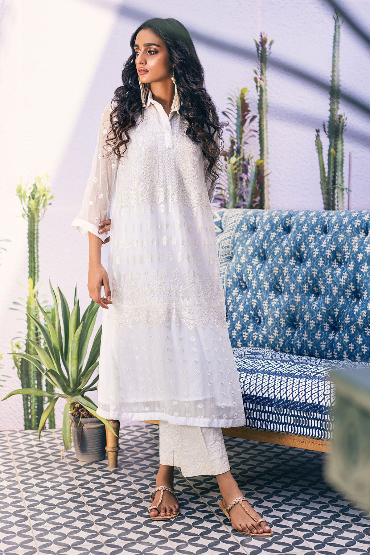 Buy Kurta Embroidered 17.40 GBP 1001784589 Khaadi United