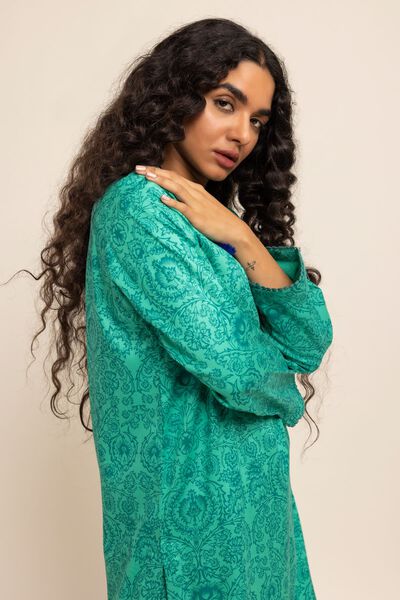 Kurta, GREEN, hi-res
