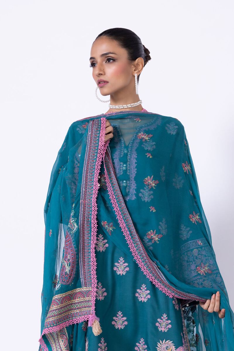 Embroidered | Bamber Chiffon | Dupatta | null