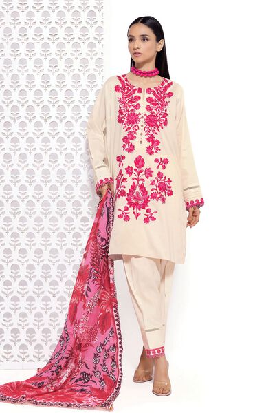 Embroidered | Dobby | Tailored 3 Piece | GBP 18.00