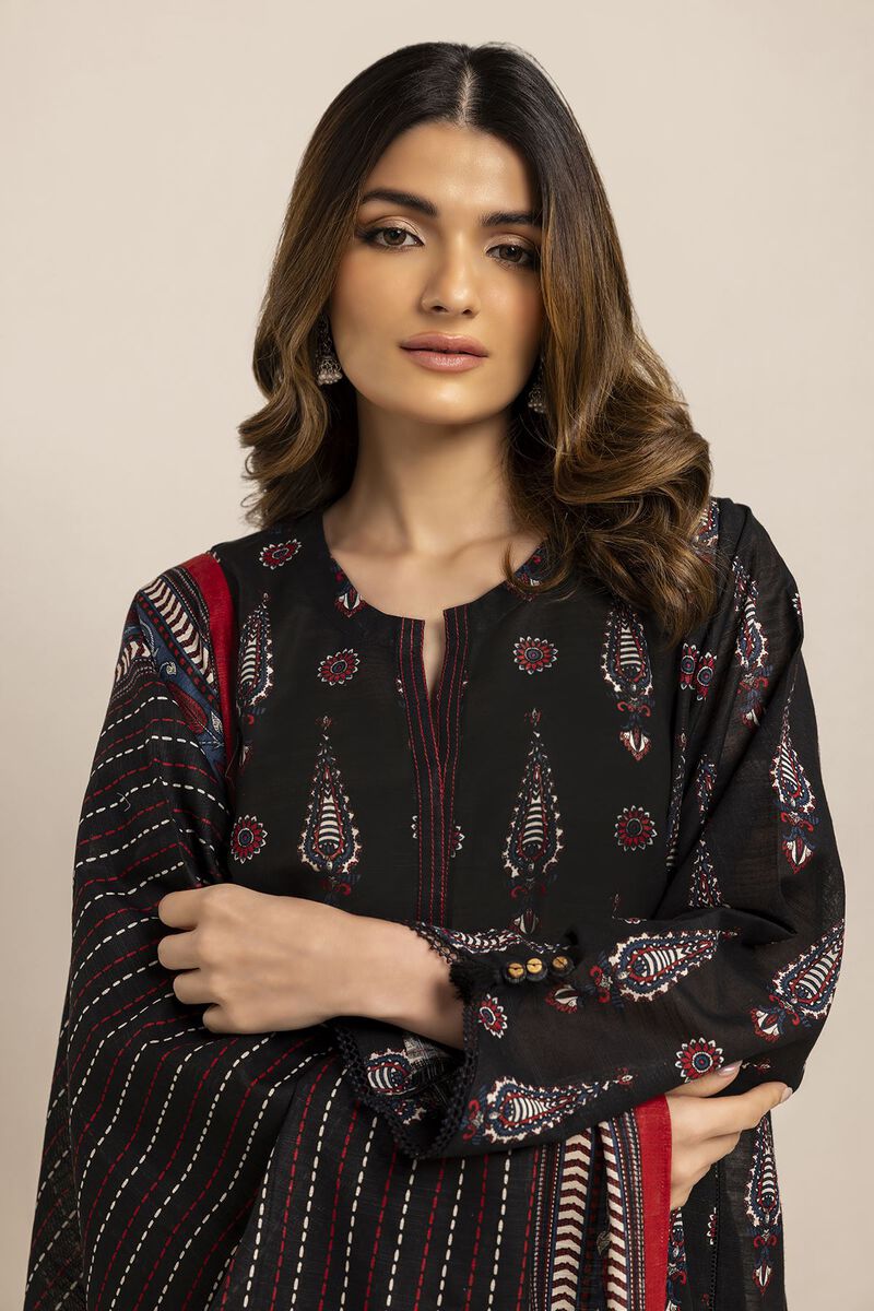 Printed | Light Khaddar | Fabrics 3 Piece | null