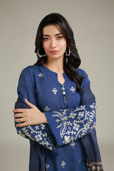 Embroidered | Broshia | Fabrics 3 Piece | GBP 45.00