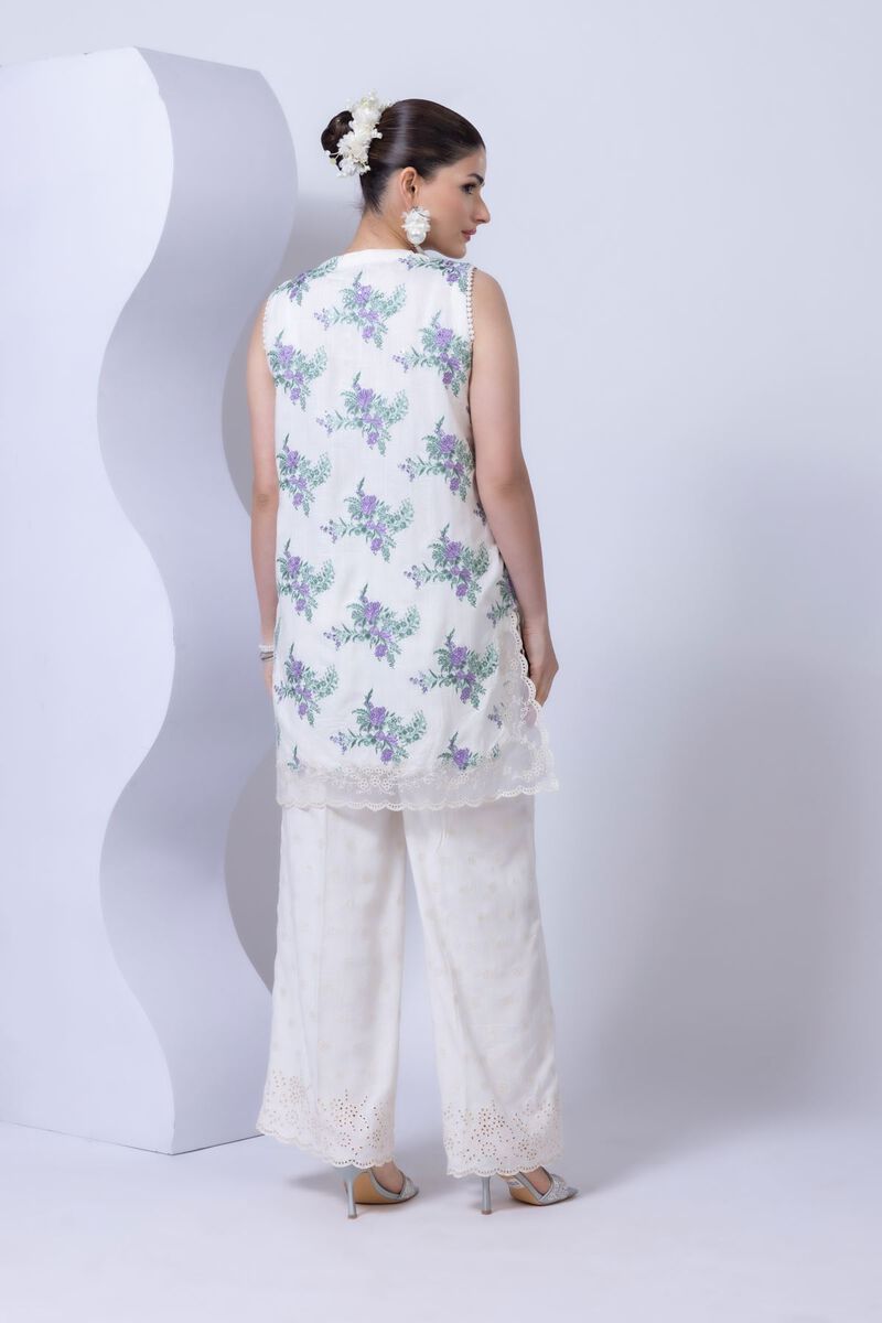 Embroidered | Crosshatch Raw Silk | Kurta | GBP 60.00