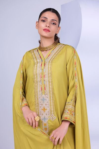 Embroidered | Light Thai Silk | Dupatta | GBP 30.00