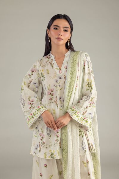 Printed | Cambric | Printed Cambric Kurta | GBP 30.00