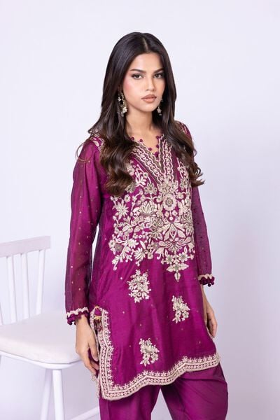 Embroidered | Viscose Polyester Net | Kurta | GBP 27.50