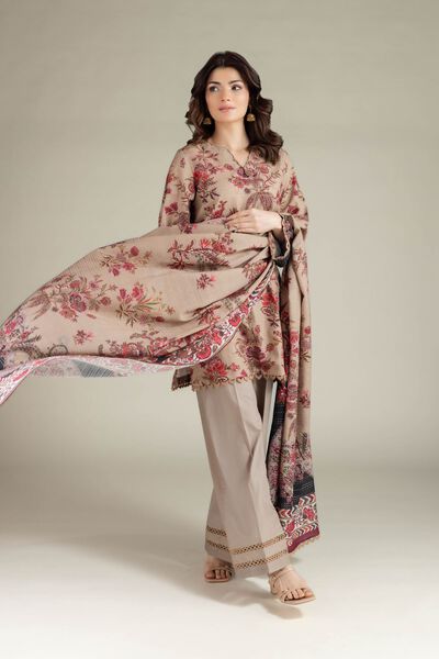 Printed | Mesuri Dobby | Tailored 3 Piece | GBP 50.00