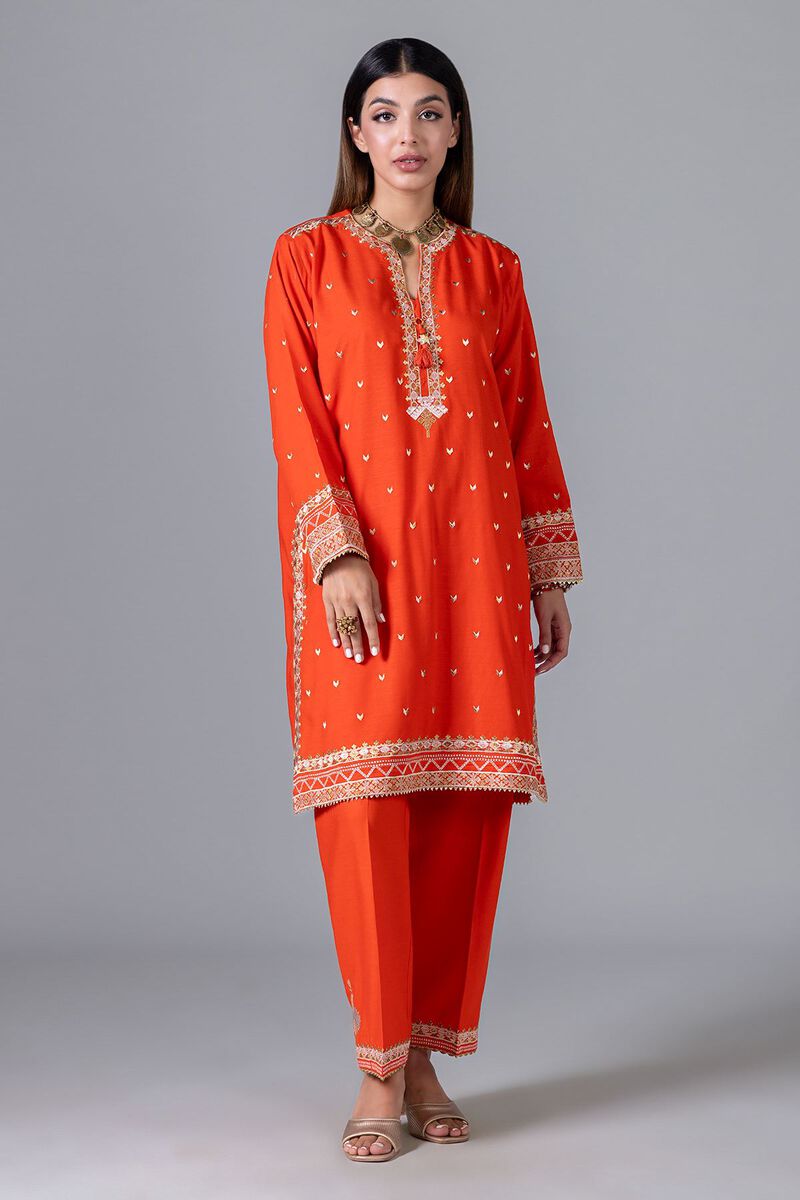 Embroidered | Dull Raw Silk | Kurta | null