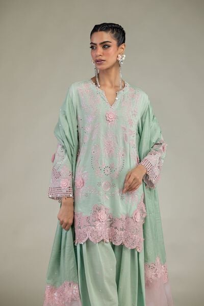 Raw Silk | 3-Piece Co-ord Set | GBP 180.00