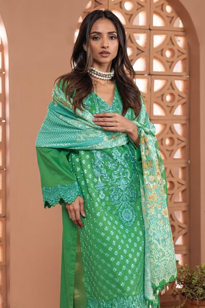 Cambric | Embroidered | Fabrics 3 Piece | GBP 22.50