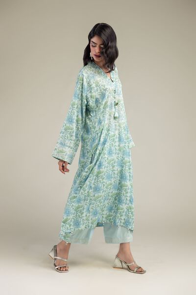 Embroidered | Raw Silk | Pants | GBP 30.00