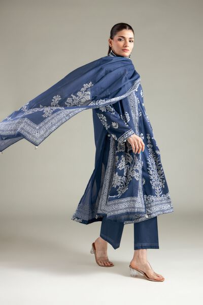 Printed | Lawn | 3-Piece Tailored Lawn | GBP 50.00