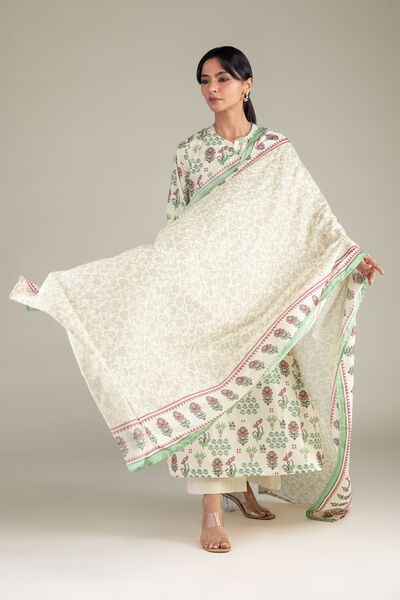 Lawn | Lawn Floral Dupatta | GBP 25.00