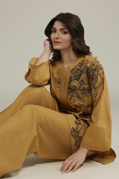 Embroidered | Heavy Textured Cotton | Kurta | GBP 25.00