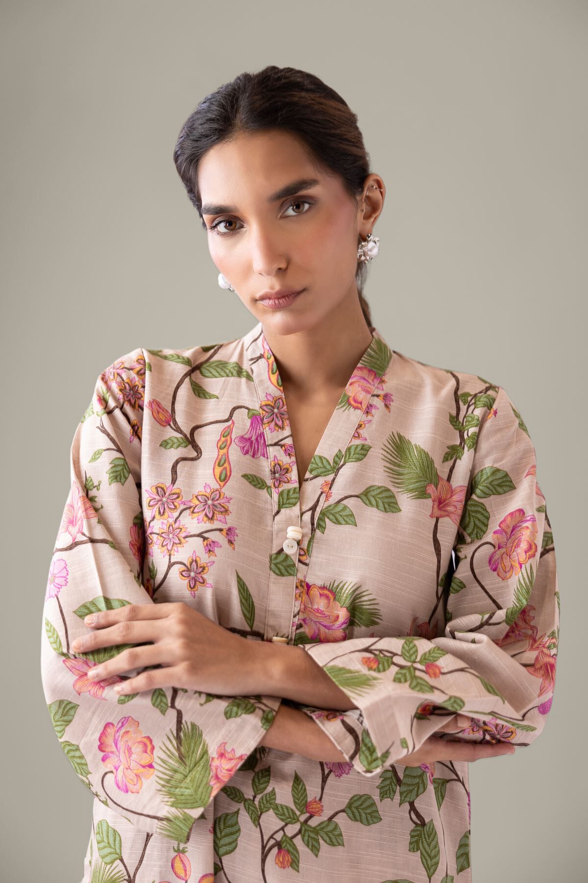 Buy Kurta | 0.0 N/A | 25-09-12E2-01TA-VG_MULTI | Khaadi United Kingdom