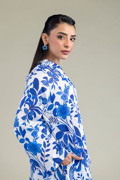 Printed | Cotton Dobby | Floral Short Kurta | GBP 30.00