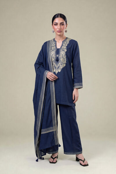 Embroidered | Light Khaddar | Light Khaddar Pants | GBP 25.00