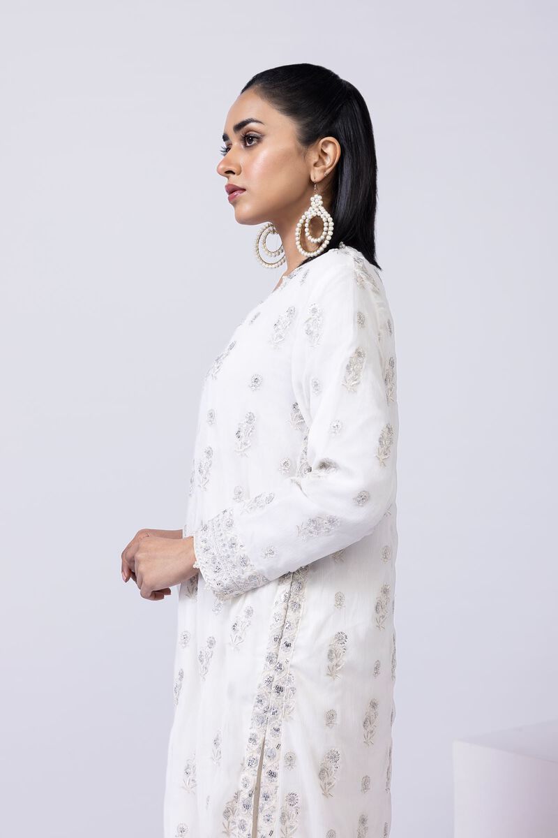 Embroidered | Polyester Crinkle Chiffon | Kurta | GBP 60.00