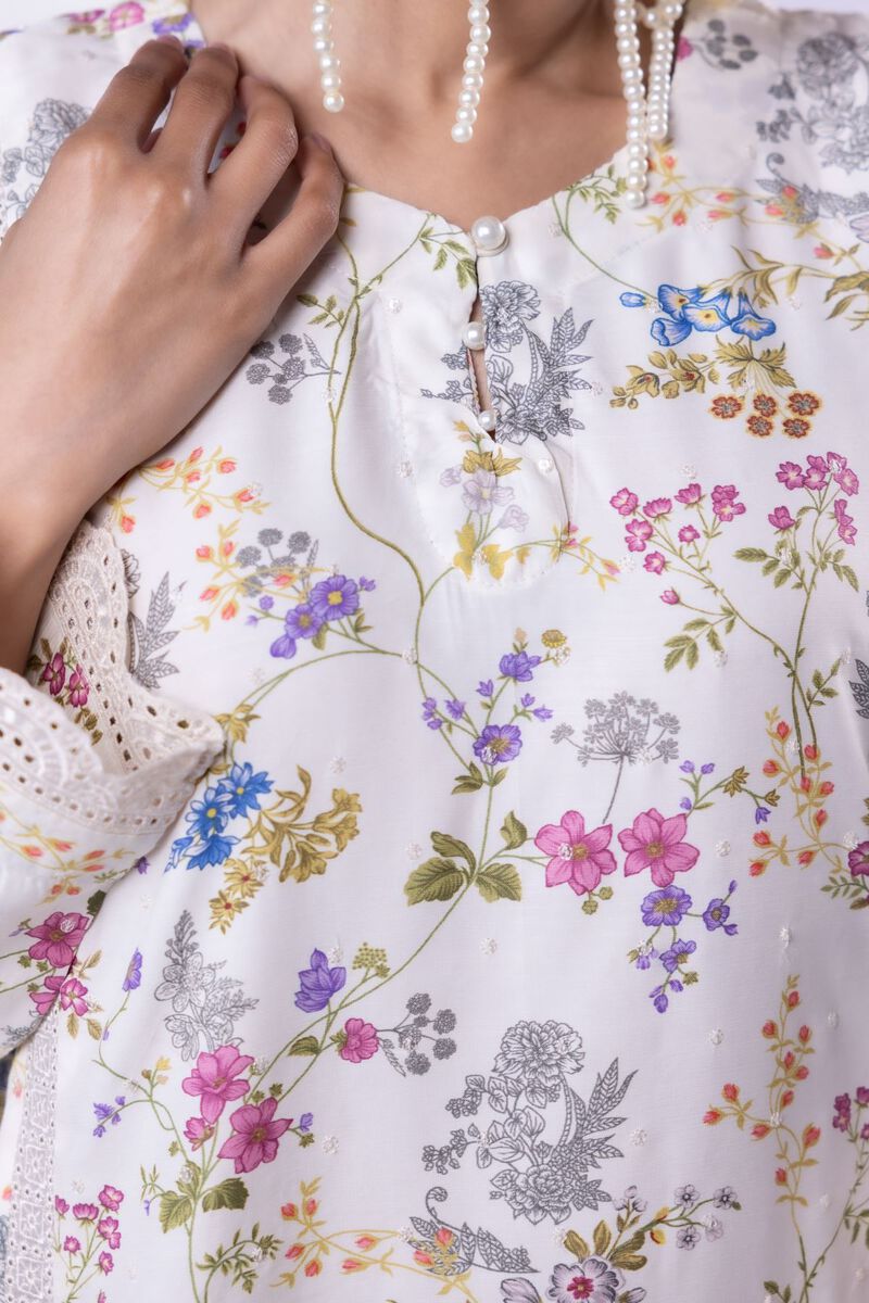 Embroidered | Russian Raw Silk | Kurta | GBP 50.00