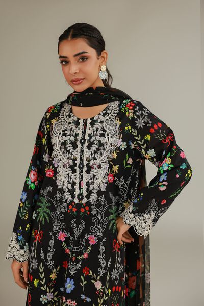 Embroidered | Cambric | Fabrics 3 Piece | GBP 40.00