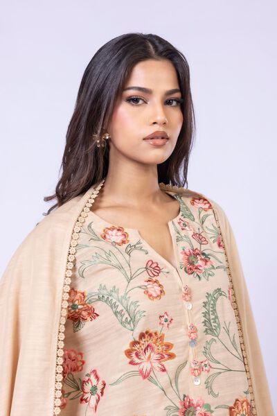 Dyed | Textured Cotton | Dupatta | GBP 15.00