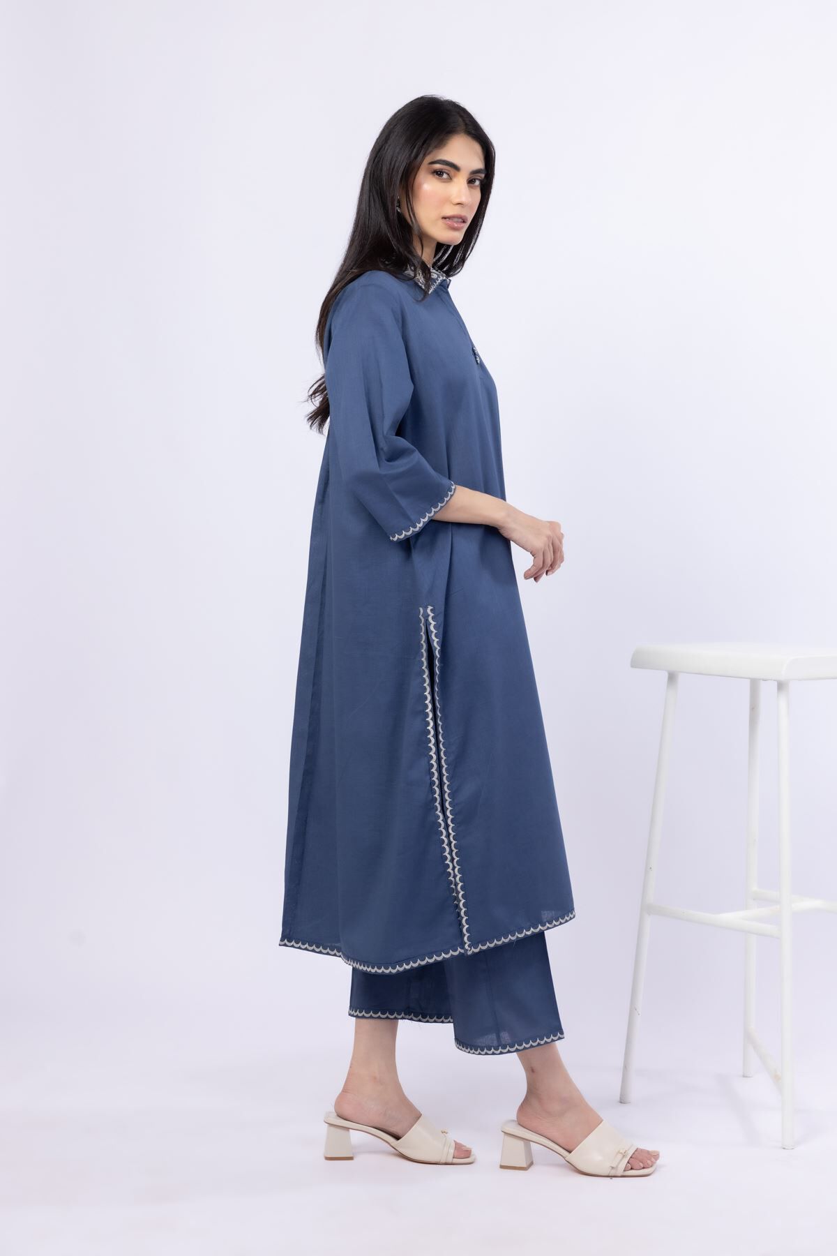 ♠LïNENです Buy Pants | 4.50 GBP | 25-08-8E6-05BB-VG_MULTI | Khaadi United Kingdom