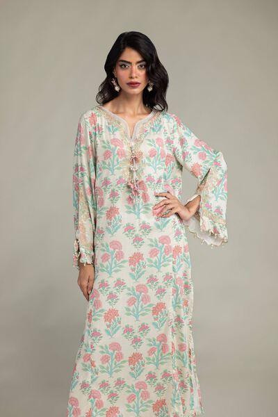 Embroidered | Raw Silk | Kurta | GBP 55.00