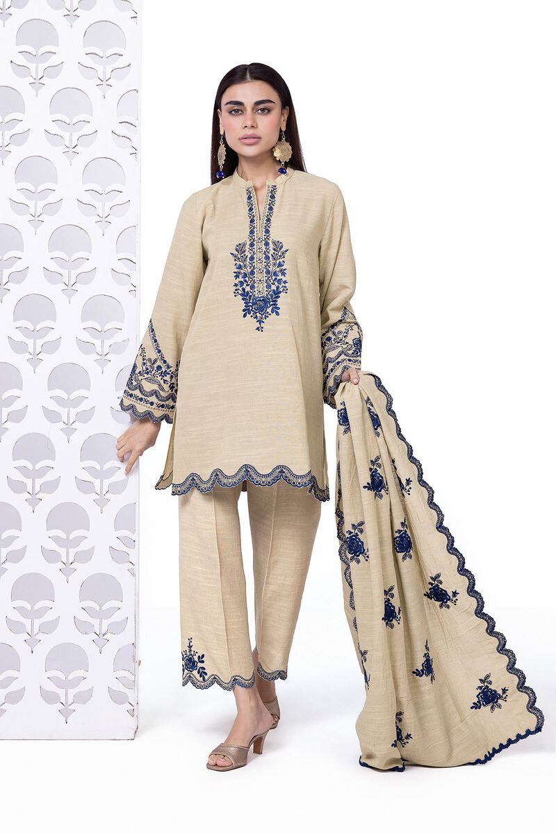Embroidered | Khaddar | Fabrics 3 Piece | null