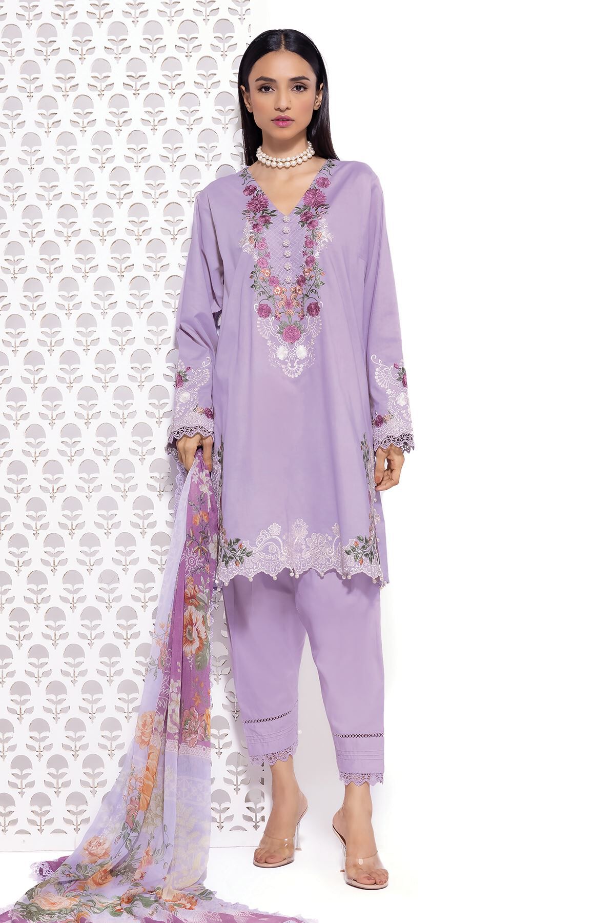Buy Tailored 3 Piece | 0.0 N/A | CA240807ST-VG_L-PURPLE | Khaadi United  Kingdom