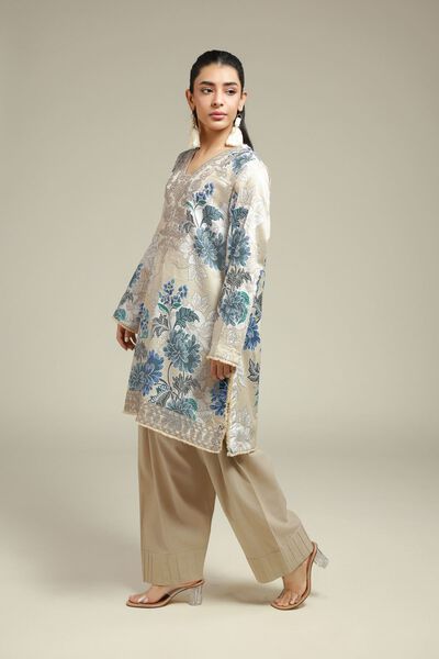 Embroidered | Satin | 2-Piece Tailored Set | GBP 45.00