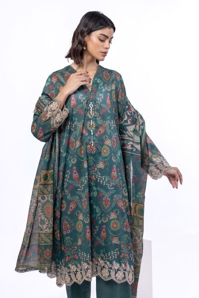 Embroidered | Lawn | Fabrics 3 Piece | GBP 40.00