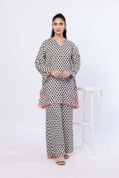 Embroidered | Cotton Dobby | Pants | GBP 17.00
