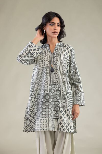 Printed | Cambric | Short V-Neck Kurta | GBP 21.00